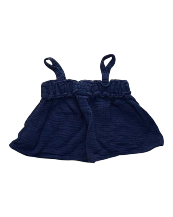 A Navy Sleeveless Tops from Seed in size 12-18M for girl. (Back View)
