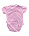 A Pink Short Sleeve Bodysuits from Jojo Maman Bébé in size 3-6M for girl. (Back View)