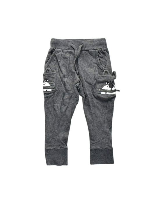 A Grey Sweatpants from Seed in size 2T for boy. (Front View)