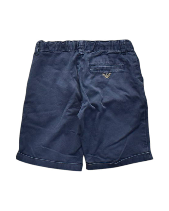 A Navy Shorts from Armani in size 5T for boy. (Back View)