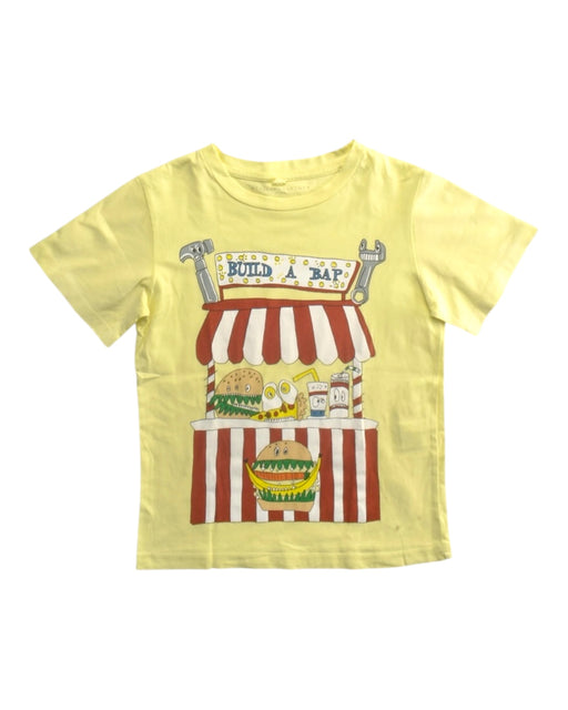 A Yellow Short Sleeve T Shirts from Stella McCartney in size 6T for boy. (Front View)