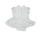 A White Short Sleeve Rompers from Mothercare in size 6-12M for girl. (Back View)