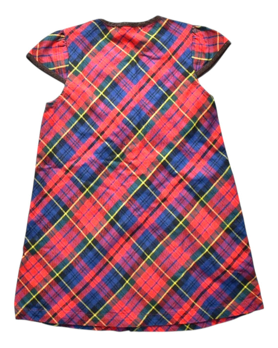 A Multicolour Short Sleeve Dresses from Familiar in size 5T for girl. (Back View)