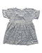 A Navy Short Sleeve Dresses from Petit Bateau in size 5T for girl. (Back View)