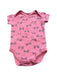 A Pink Short Sleeve Bodysuits from Mamas & Papas in size 3-6M for girl. (Front View)