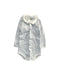 A Blue Long Sleeve Bodysuits from Petit Bateau in size 6-12M for girl. (Front View)