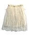 A Ivory Tulle Skirts from Louise Misha in size 8Y for girl. (Front View)