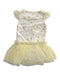 A White Sleeveless Dresses from Le Petit Society in size Newborn for girl. (Back View)