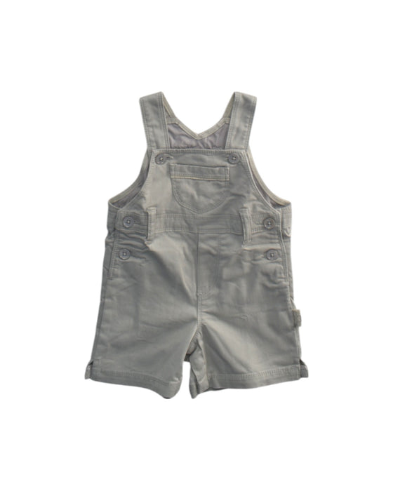 A Grey Overall Shorts from Chateau de Sable in size 3-6M for boy. (Front View)