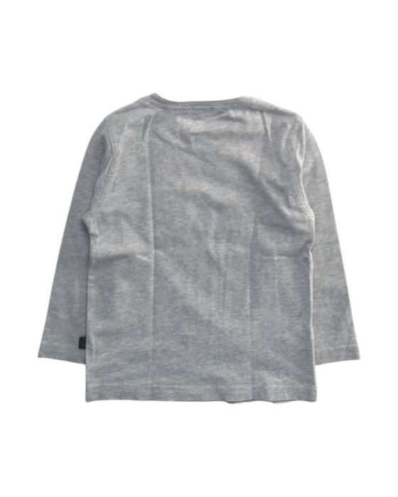 A Grey Long Sleeve T Shirts from Il Gufo in size 2T for boy. (Back View)
