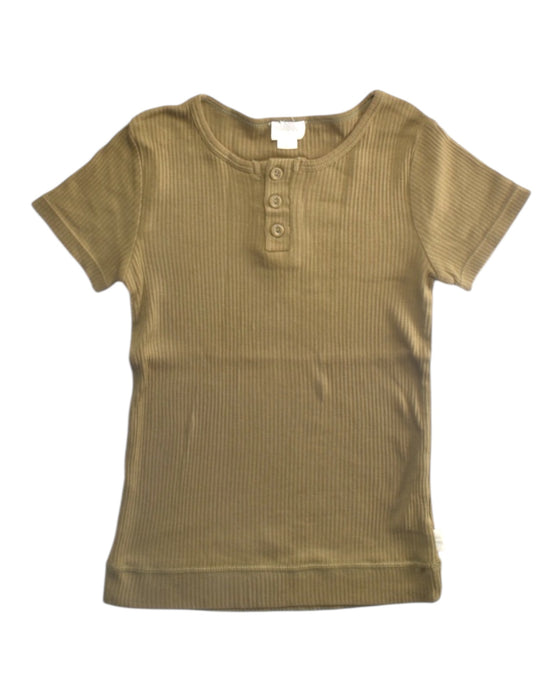 A Brown Short Sleeve Tops from Jamie Kay in size 7Y for girl. (Front View)