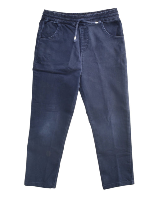 A Navy Sweatpants from Seed in size 6T for boy. (Front View)