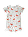 A White Short Sleeve Rompers from Le Petit Society in size 12-18M for boy. (Back View)