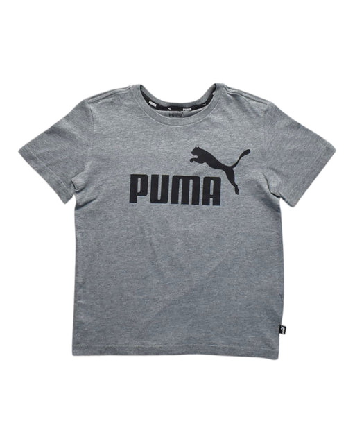 A Grey Short Sleeve T Shirts from Puma in size 9Y for boy. (Front View)