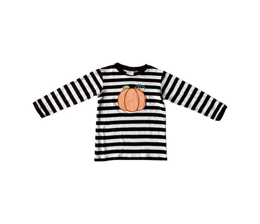 A White Long Sleeve Shirts from Stellybelly in size 5T for boy. (Front View)