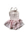 A Pink Leotards from Capezio in size S for girl. (Front View)