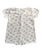 A White Short Sleeve Rompers from Petit Bateau in size 12-18M for girl. (Back View)