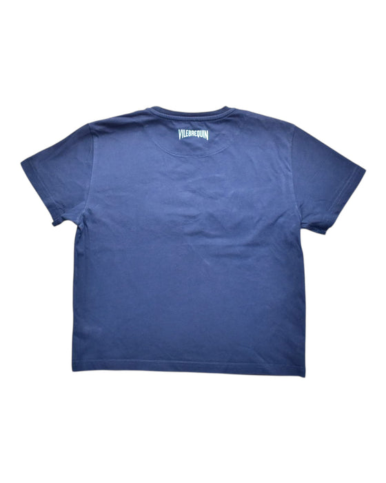A Navy Short Sleeve T Shirts from Vilebrequin in size 10Y for boy. (Back View)