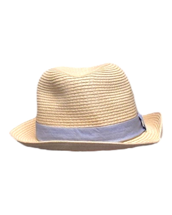 A Beige Sun Hats from Petit Bateau in size 6T for boy. (Front View)