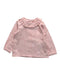 A Pink Long Sleeve Tops from Neck & Neck in size 6-12M for girl. (Front View)