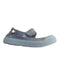 A Blue Slip Ons from Igor in size 18-24M for girl. (Front View)