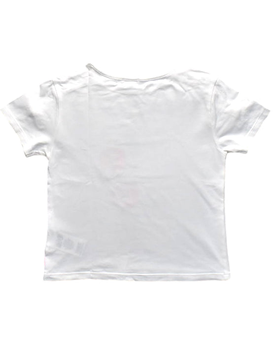 A White Short Sleeve Tops from Billieblush in size 4T for girl. (Back View)