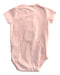 A Pink Short Sleeve Bodysuits from Seed in size 0-3M for girl. (Back View)