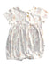 A White Short Sleeve Rompers from Kays + Kins in size 6-12M for girl. (Front View)