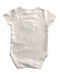 A Grey Short Sleeve Bodysuits from Seed in size 0-3M for boy. (Back View)