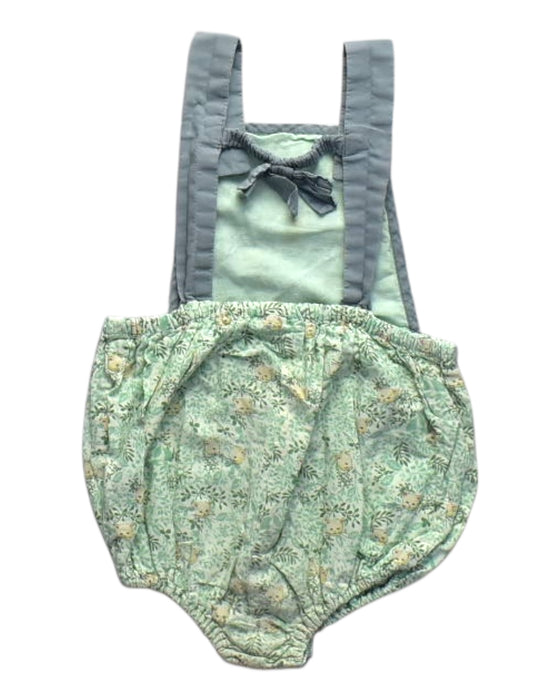 A Green Overall Shorts from I Love Gorgeous in size 18-24M for girl. (Back View)