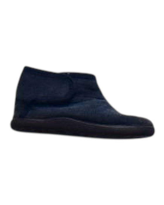 A Navy Booties from Jacadi in size 18-24M for girl. (Front View)