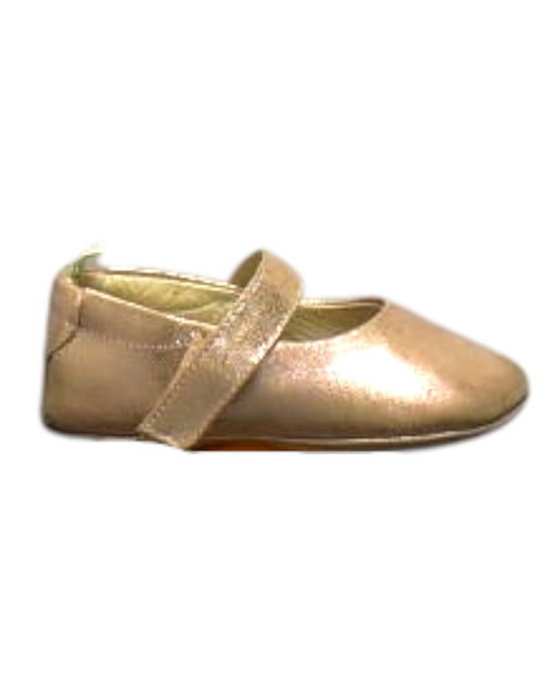 A Gold Flats from Tip Top Joey in size 18-24M for girl. (Front View)