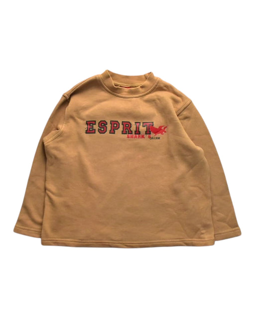 A Beige Long Sleeve T Shirts from Esprit in size 4T for boy. (Front View)