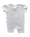 A Grey Short Sleeve Rompers from Purebaby in size Newborn for girl. (Back View)