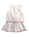 A Pink Sleeveless Dresses from Seed in size 2T for girl. (Back View)