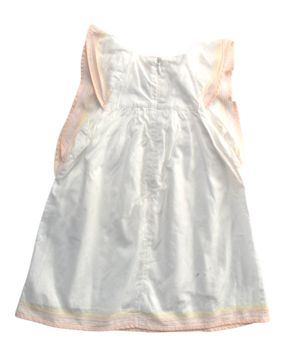 A White Sleeveless Dresses from Chloe in size 12-18M for girl. (Back View)