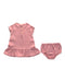 A Pink Skirt Sets from Ralph Lauren in size 0-3M for girl. (Back View)