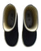 A Black Rain Boots from Aigle in size 7Y for boy. (Back View)