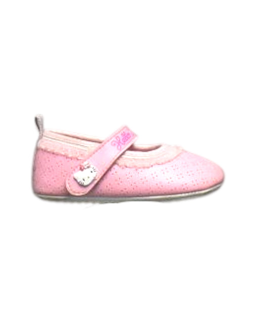 A Pink Flats from Hello Kitty in size 18-24M for girl. (Front View)