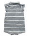 A Grey Short Sleeve Rompers from Laranjinha in size 6-12M for boy. (Front View)