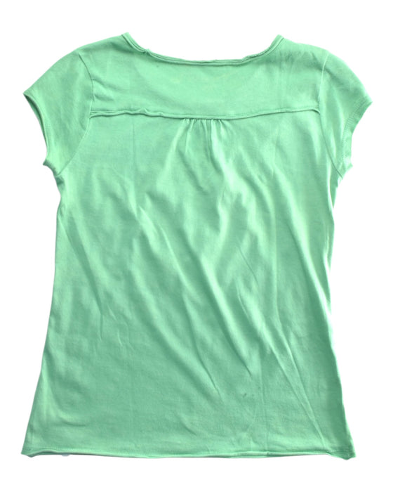 A Green Short Sleeve T Shirts from Chateau de Sable in size 10Y for girl. (Back View)