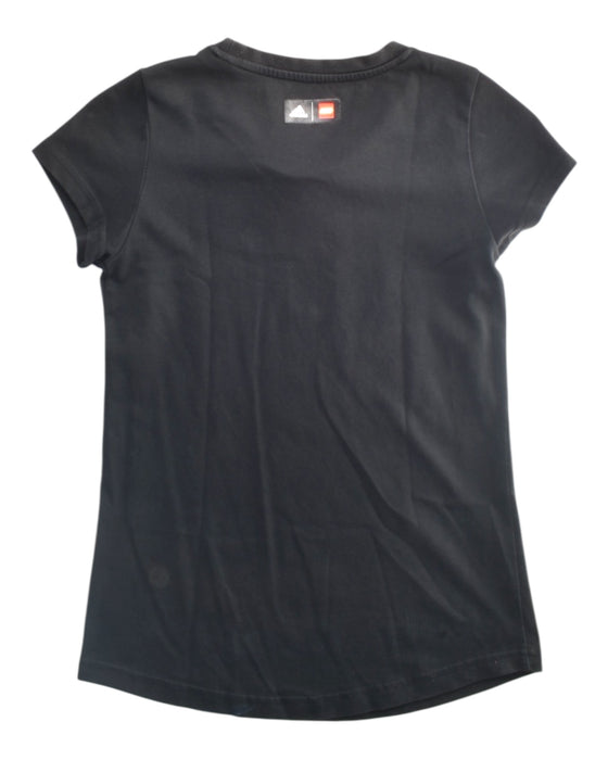 A Multicolour Short Sleeve T Shirts from Adidas in size 11Y for girl. (Back View)