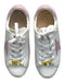 A White Sneakers from Golden Goose in size 11Y for girl. (Back View)