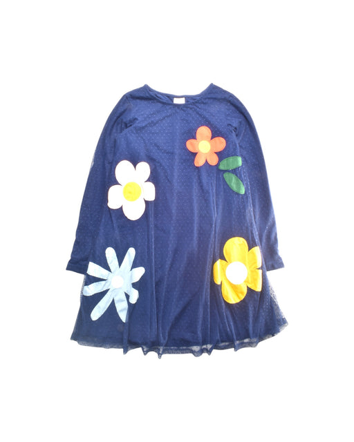 A Multicolour Long Sleeve Dresses from Hanna Andersson in size 10Y for girl. (Front View)