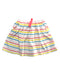 A Multicolour Short Skirts from Petit Bateau in size 8Y for girl. (Front View)