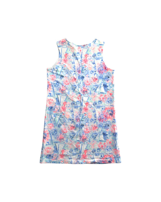 A Multicolour Sleeveless Dresses from Lilly Pulitzer in size 8Y for girl. (Back View)