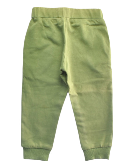 A Green Sweatpants from Le Petit Society in size 6-12M for boy. (Back View)