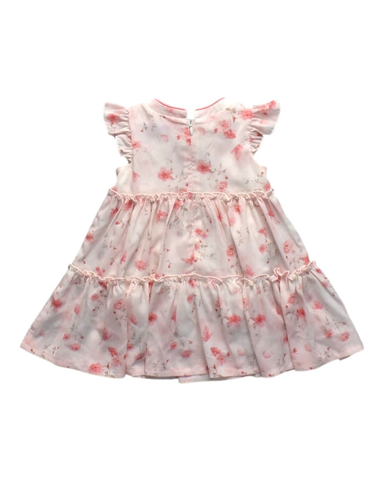 A Pink Sleeveless Dresses from Pink Heart in size 18-24M for girl. (Back View)