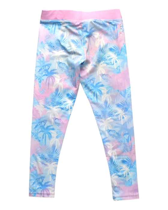 A Multicolour Leggings from Nabaiji in size 6T for girl. (Back View)