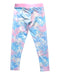 A Multicolour Leggings from Nabaiji in size 6T for girl. (Back View)